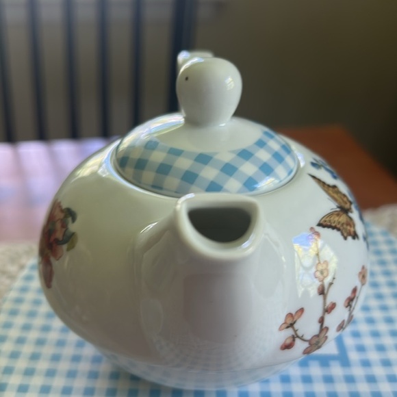 Fringe Studio Floral Fine Porcelain Tea For One new in original box - Picture 11 of 12